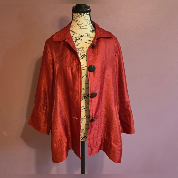 NWT Ali Miles sheen jacket - Picture 12 of 15